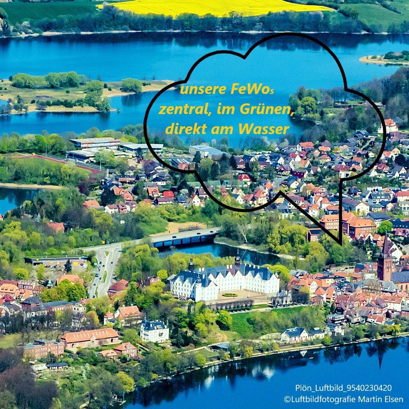 Ferienwohnungen Am Schwanensee Ploen Ngoại thất bức ảnh